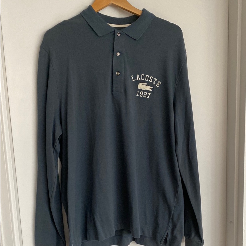 Lacoste Men's Dark Blue Polo Shirt (new with tags)
